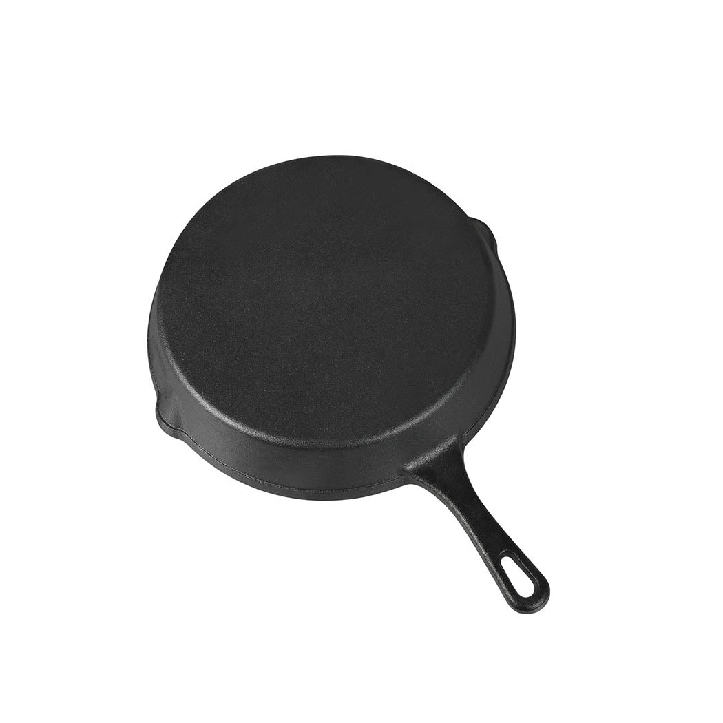 TOQUE Non Stick Frying Pan Set 3PCS Cast Iron Steak Skillet BBQ Cookware Frypan - image4