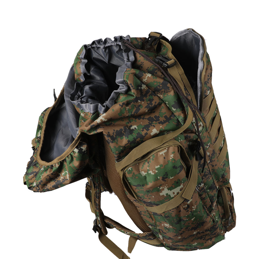 80L Military Tactical Backpack Rucksack Hiking Camping Outdoor Trekking Army Bag - image4