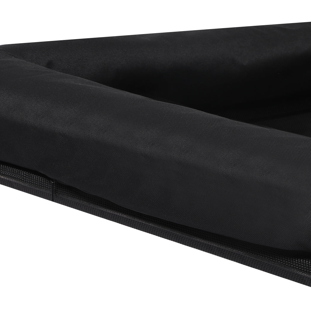 Elevated Pet Bed Dog Puppy Cat Trampoline Hammock Raised Heavy Duty Black M - image5