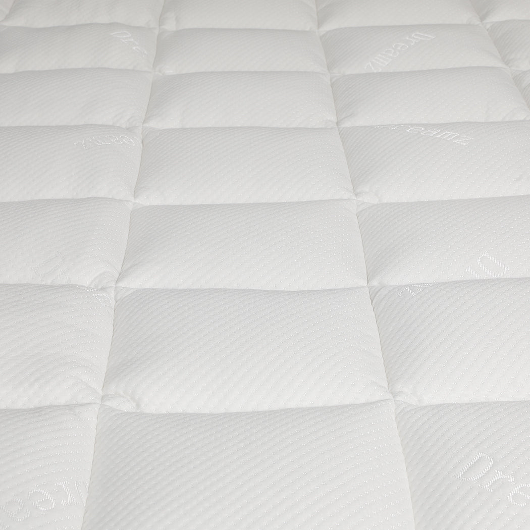 Mattress Protector Luxury Topper Bamboo Quilted Underlay Pad Single - image5