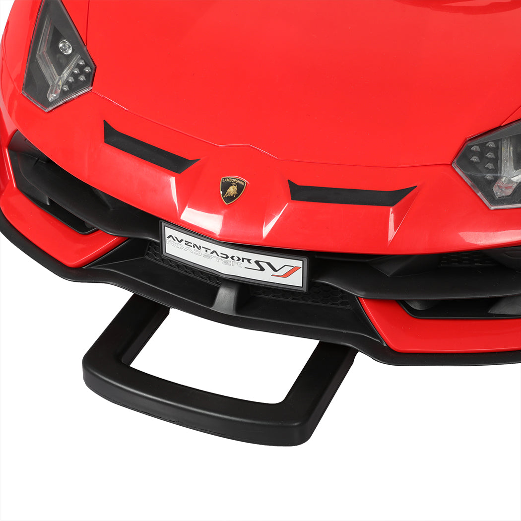 Kids Ride On Car Lamborghini SVJ Licensed Electric Dual Motor Toy Remote Control - image5