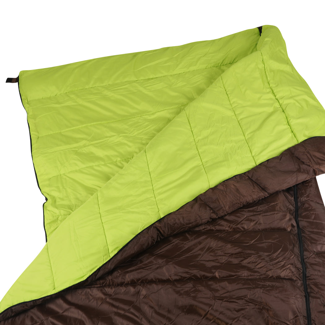 Mountview Double Sleeping Bag Bags Outdoor Camping Hiking Thermal -10 deg Tent Sack - image5