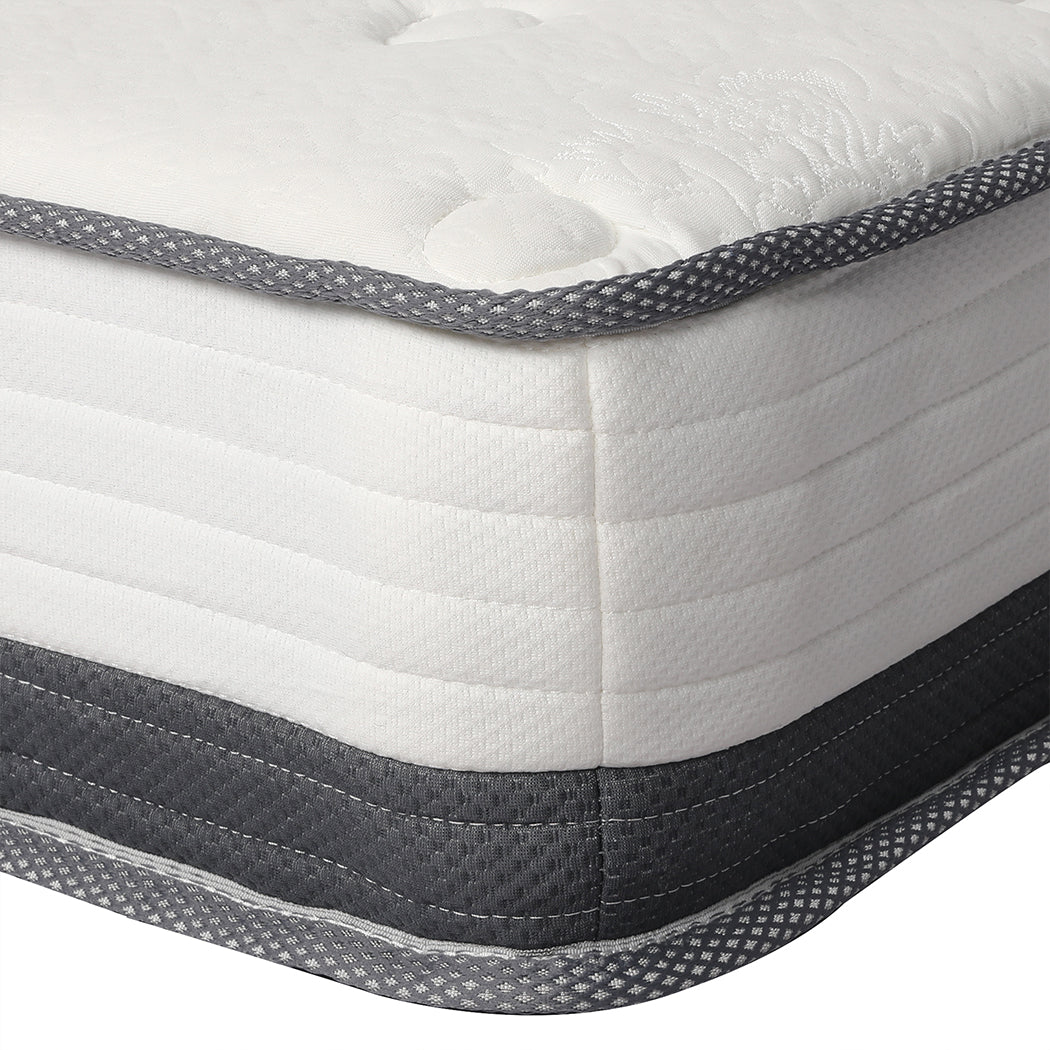 Dreamz Bedding Mattress Spring Single Size Premium Bed Top Foam Medium Soft 21CM - image11