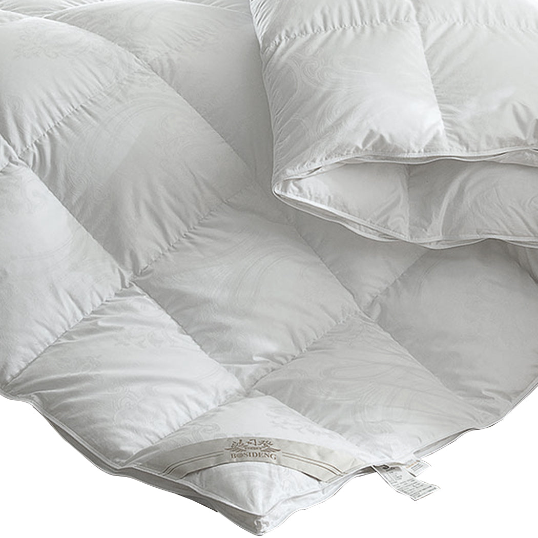 500GSM All Season Goose Down Feather Filling Duvet in Single Size - image6