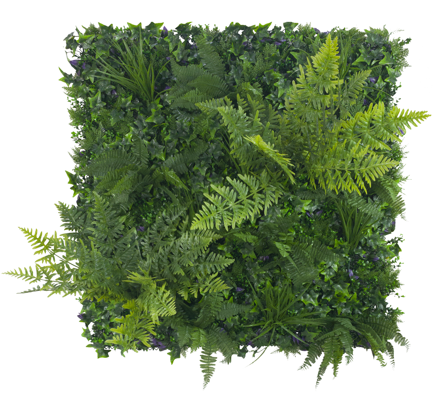 Jungle Fern Vertical Garden / Green Wall UV Resistant 1m x 1m - image2