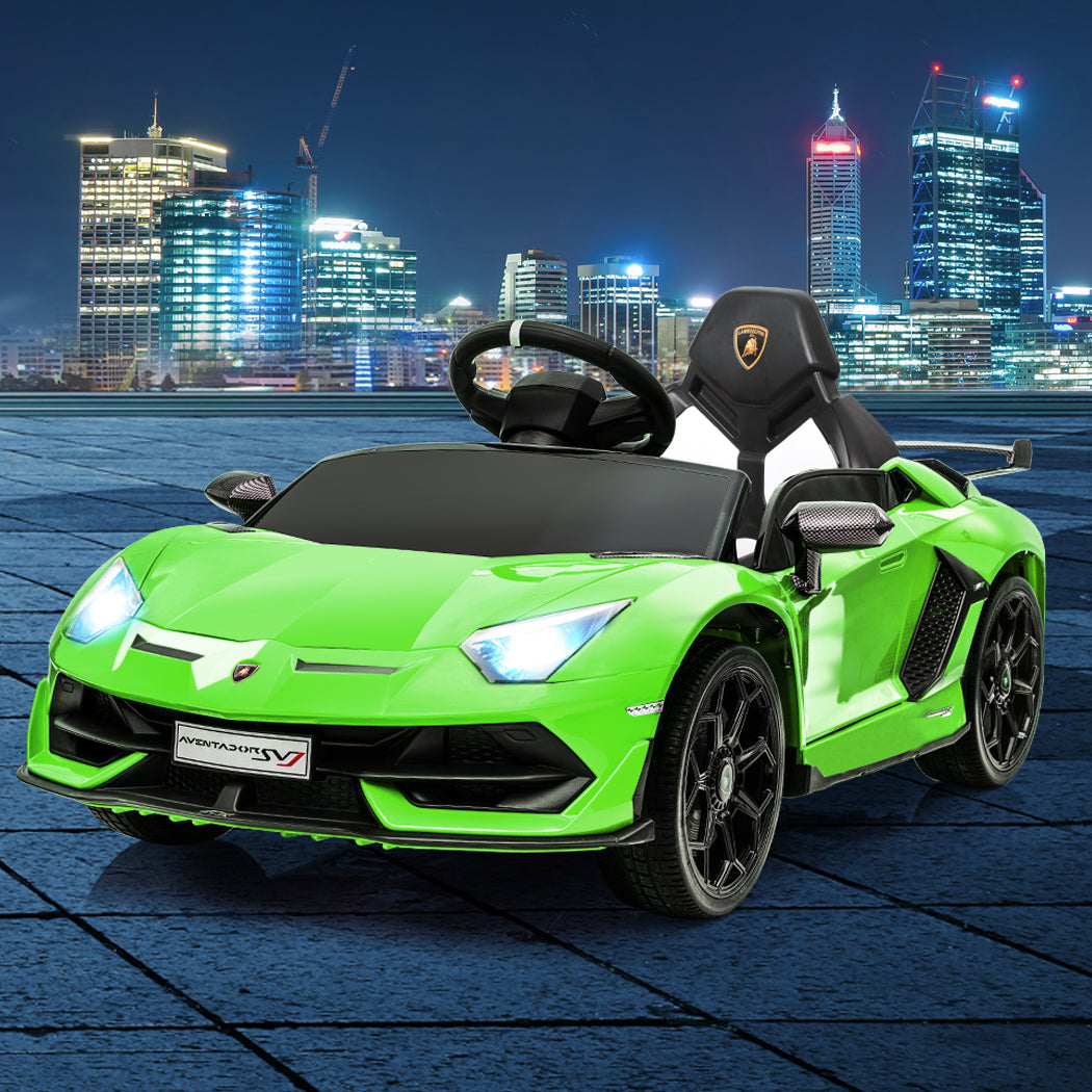 Kids Ride On Car Lamborghini SVJ Licensed Electric Dual Motor Toy Remote Control - image7