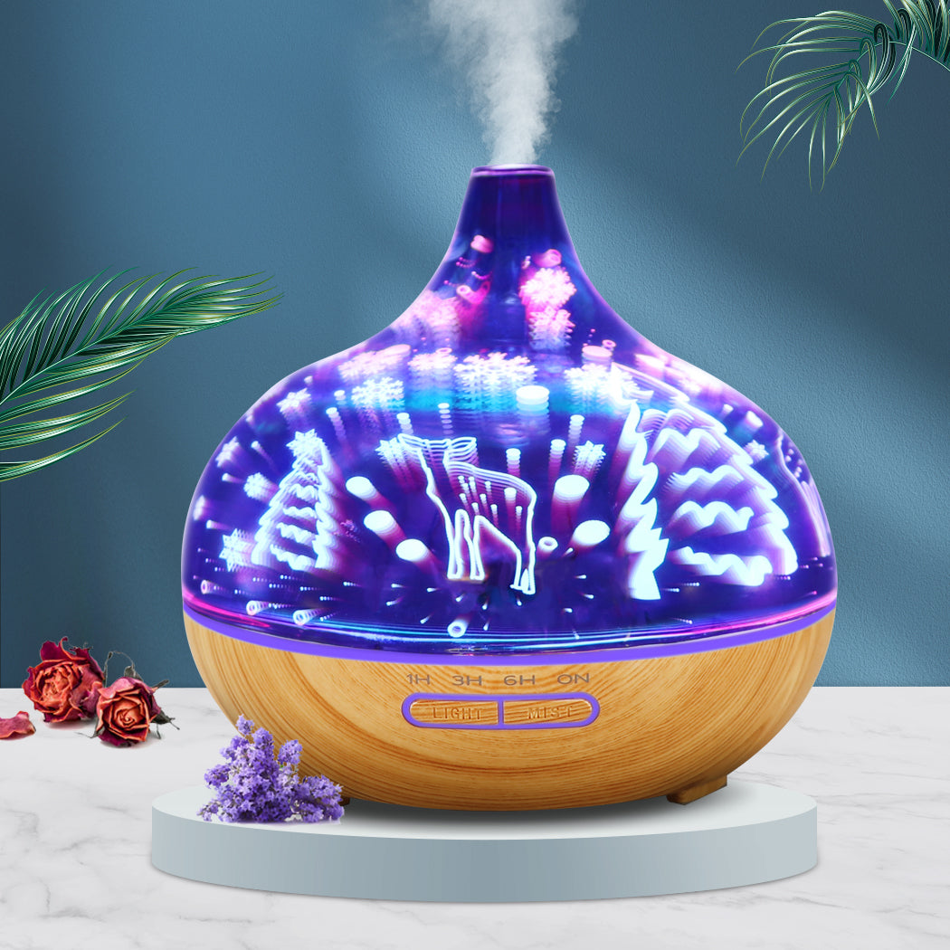 Aroma Diffuser Aromatherapy Ultrasonic Humidifier Essential Oil Purifier Deer - image7