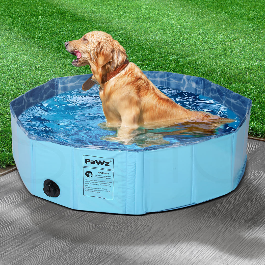 Portable Pet Swimming Pool Kids Dog Cat Washing Bathtub Outdoor Bathing XL - image7