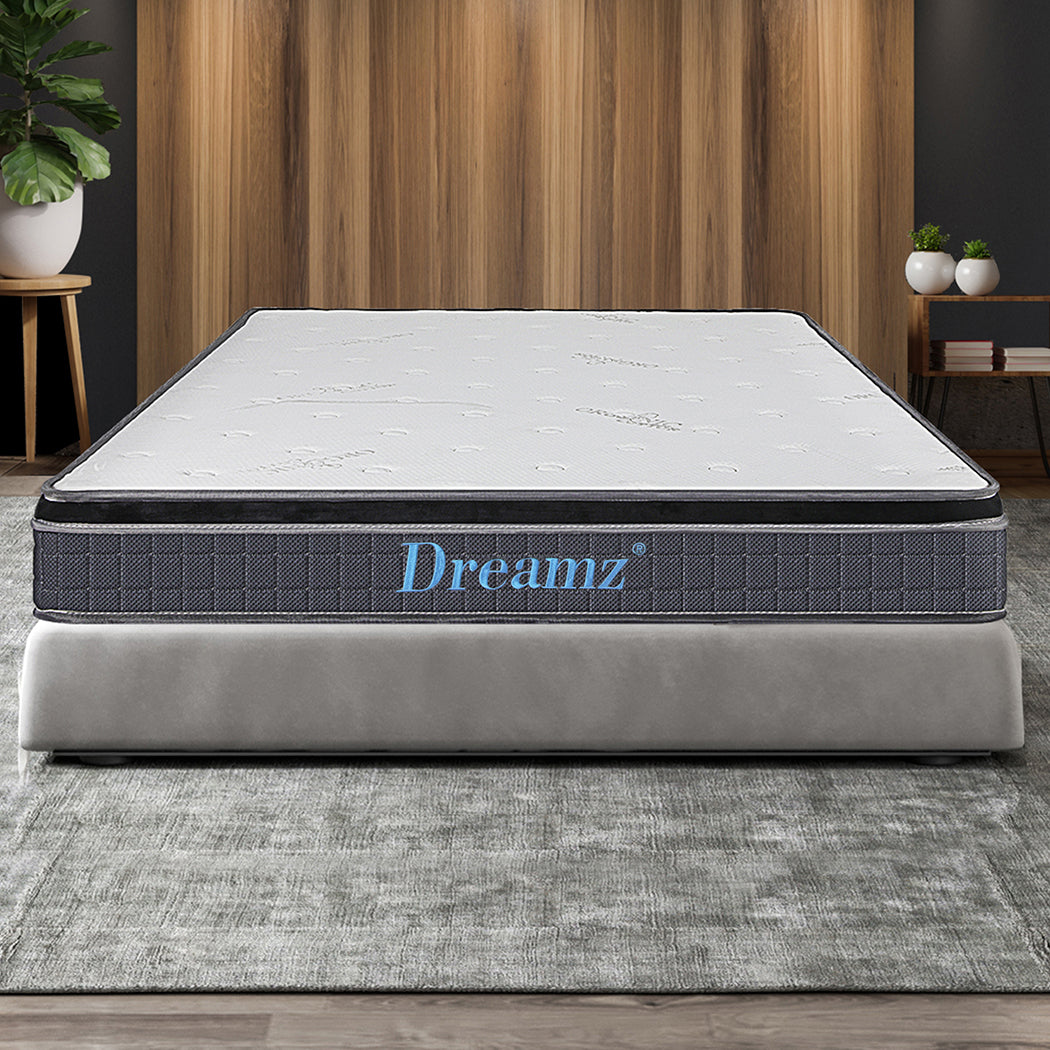 Dreamz Bedding Mattress Spring Single Size Premium Bed Top Foam Medium Firm 18CM - image7