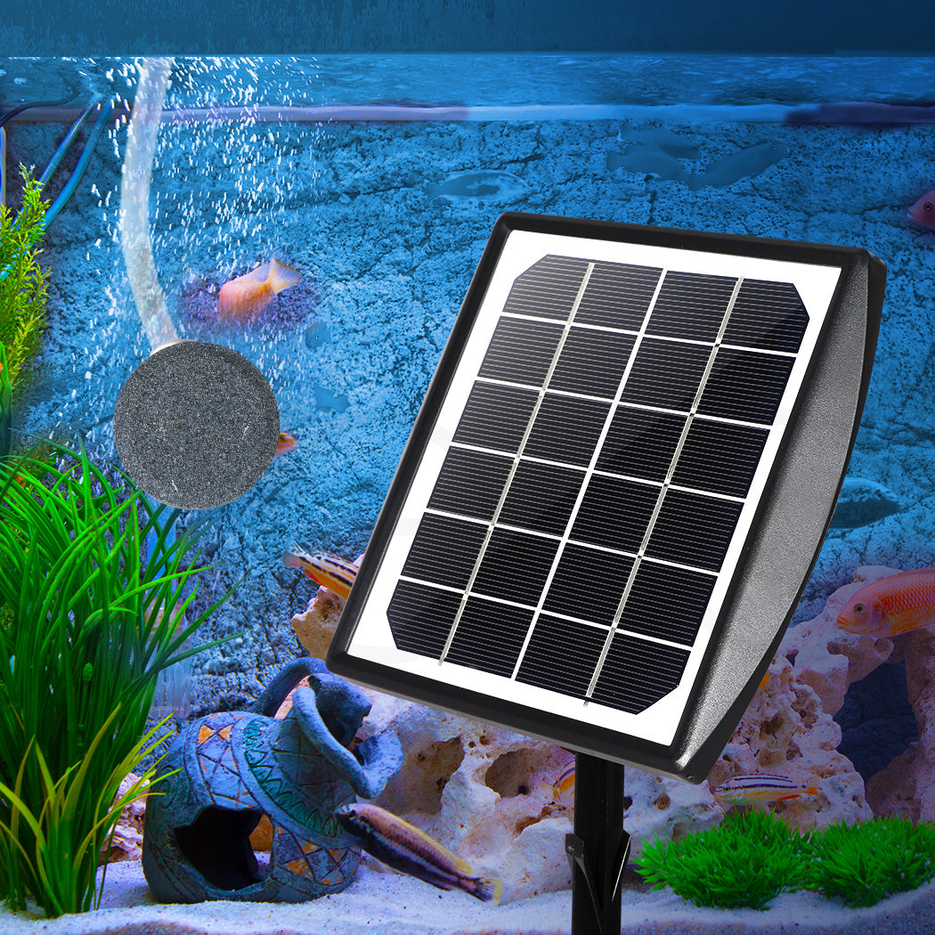 Lambu Solar Oxygenator Air Pump Powered Pool Water Pond Outdoor Fish Oxygen Tank - image7