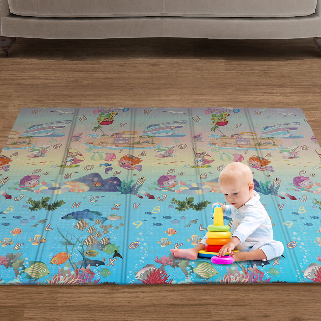 BoPeep Kids Play Mat Baby Crawling Pad Floor Foldable XPE Foam Non-slip Carpet - image7