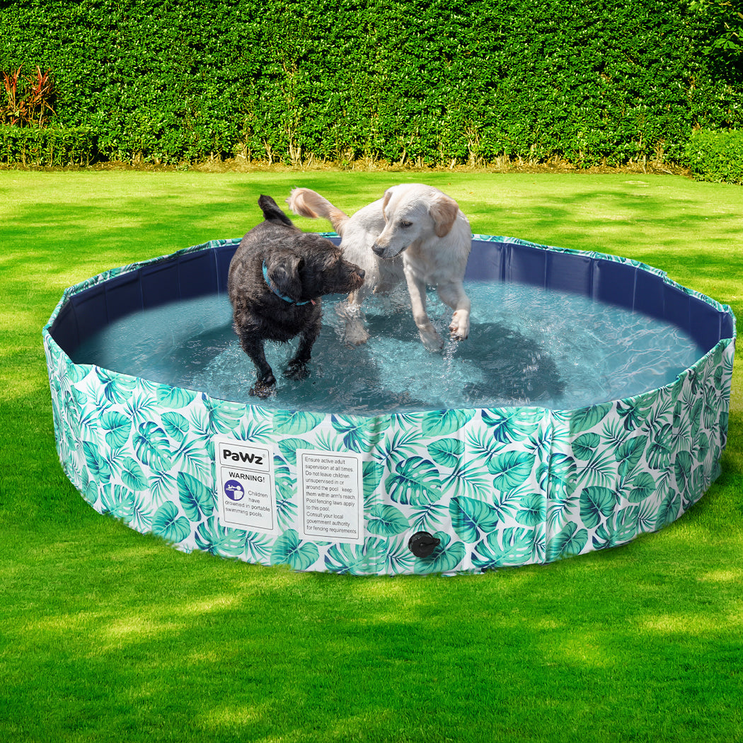 PaWz 160cm Pet Dog Swimming Pool Cat Portable BathTub Kid Shower Washing Folding - image7