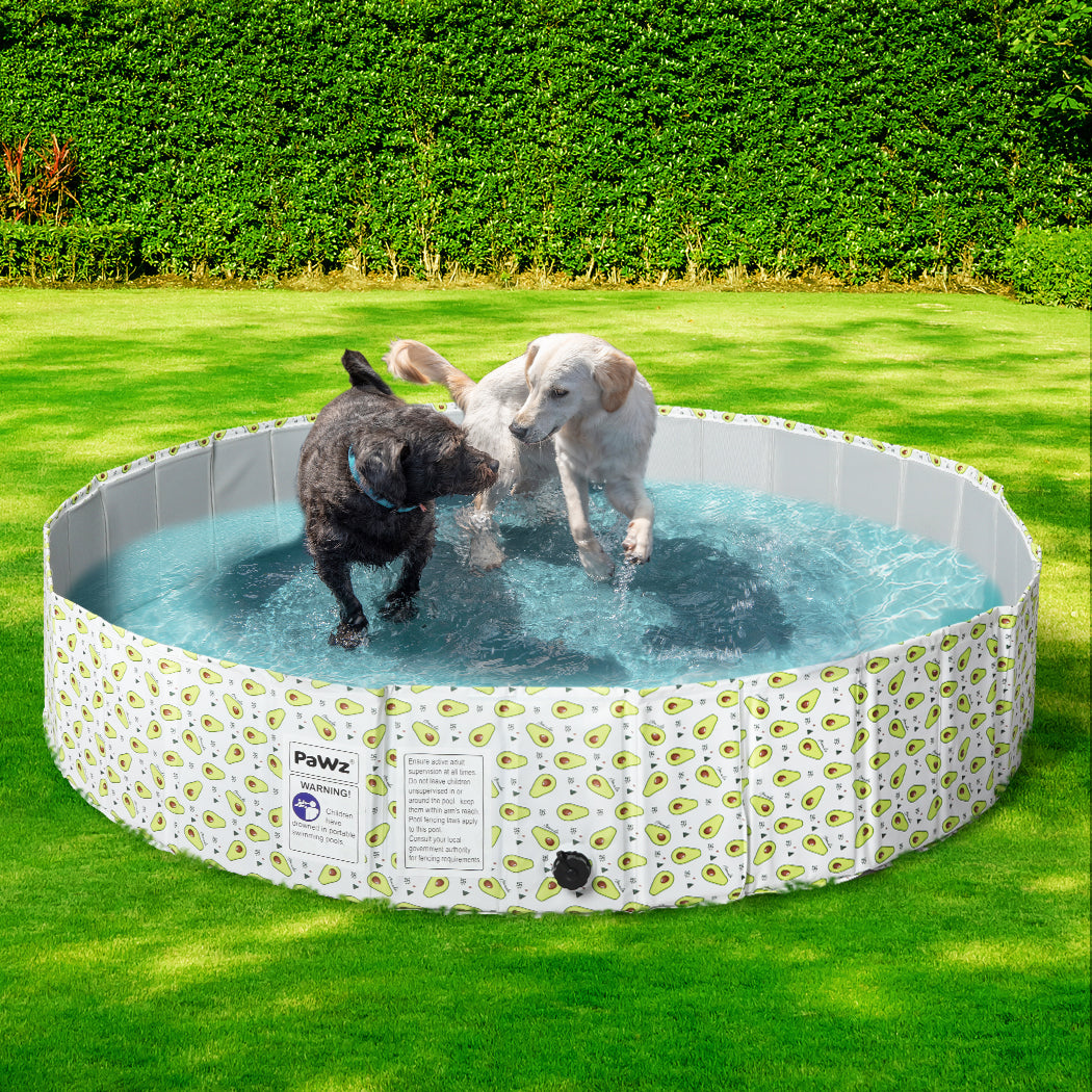 PaWz 160cm Portable Pet Swimming Pool Kids Dog Washing Bathtub Outdoor Foldable - image7
