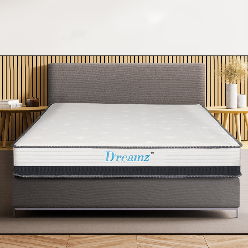 Dreamz Bedding Mattress Spring Double Size Premium Bed Top Foam Medium Soft 21CM - image15