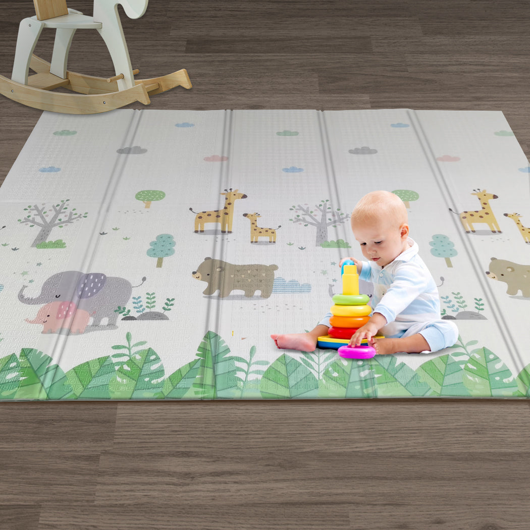 BoPeep Kids Play Mat Baby Crawling Pad Floor Foldable XPE Foam Non-slip Bear - image8