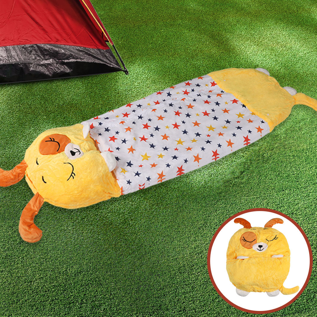 Mountview Sleeping Bag Child Pillow Kids Bags Happy Napper Gift Toy Dog 180cm L - image8