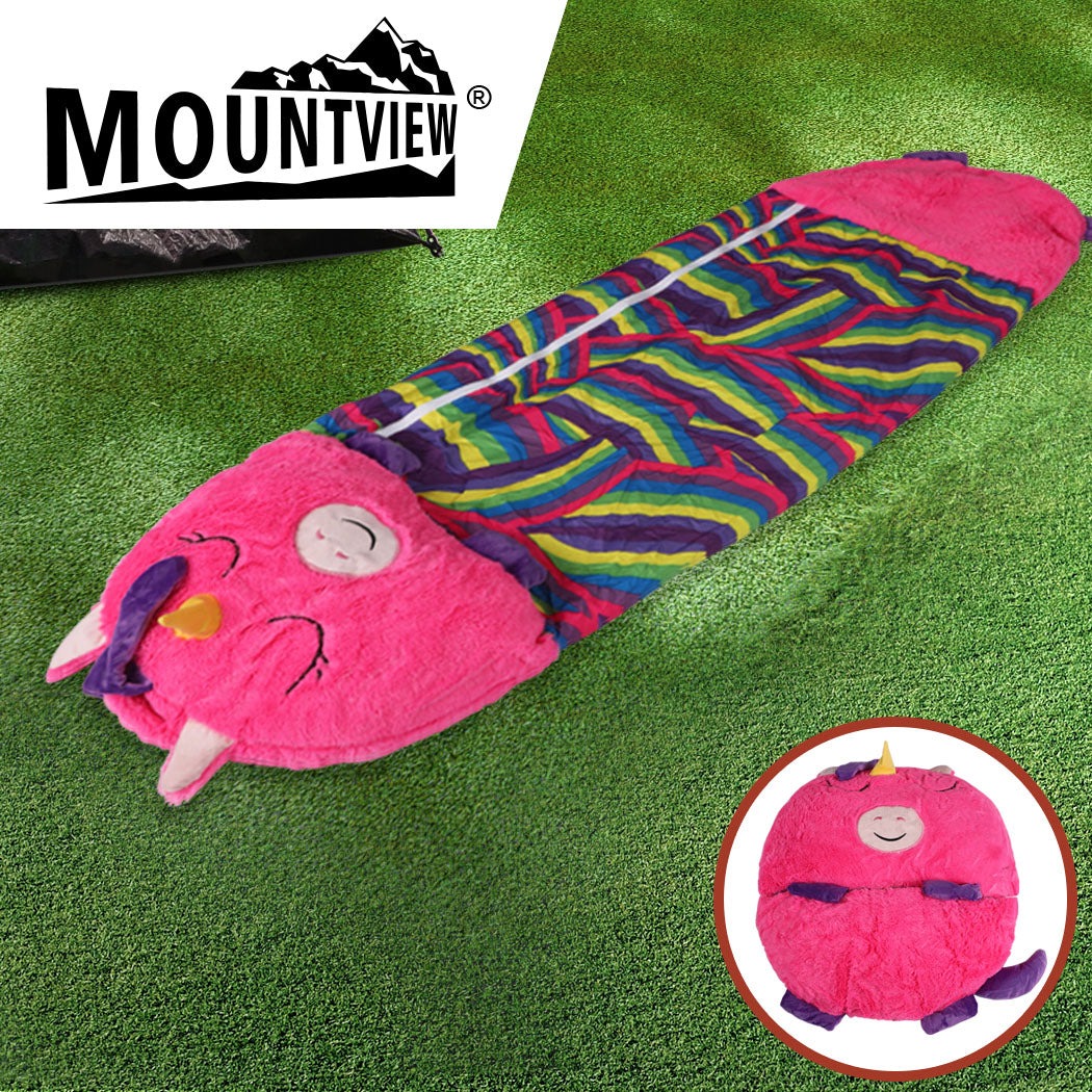 Mountview Sleeping Bag Child Pillow Kids Bags Happy Napper Gift Unicorn 180cm L - image8