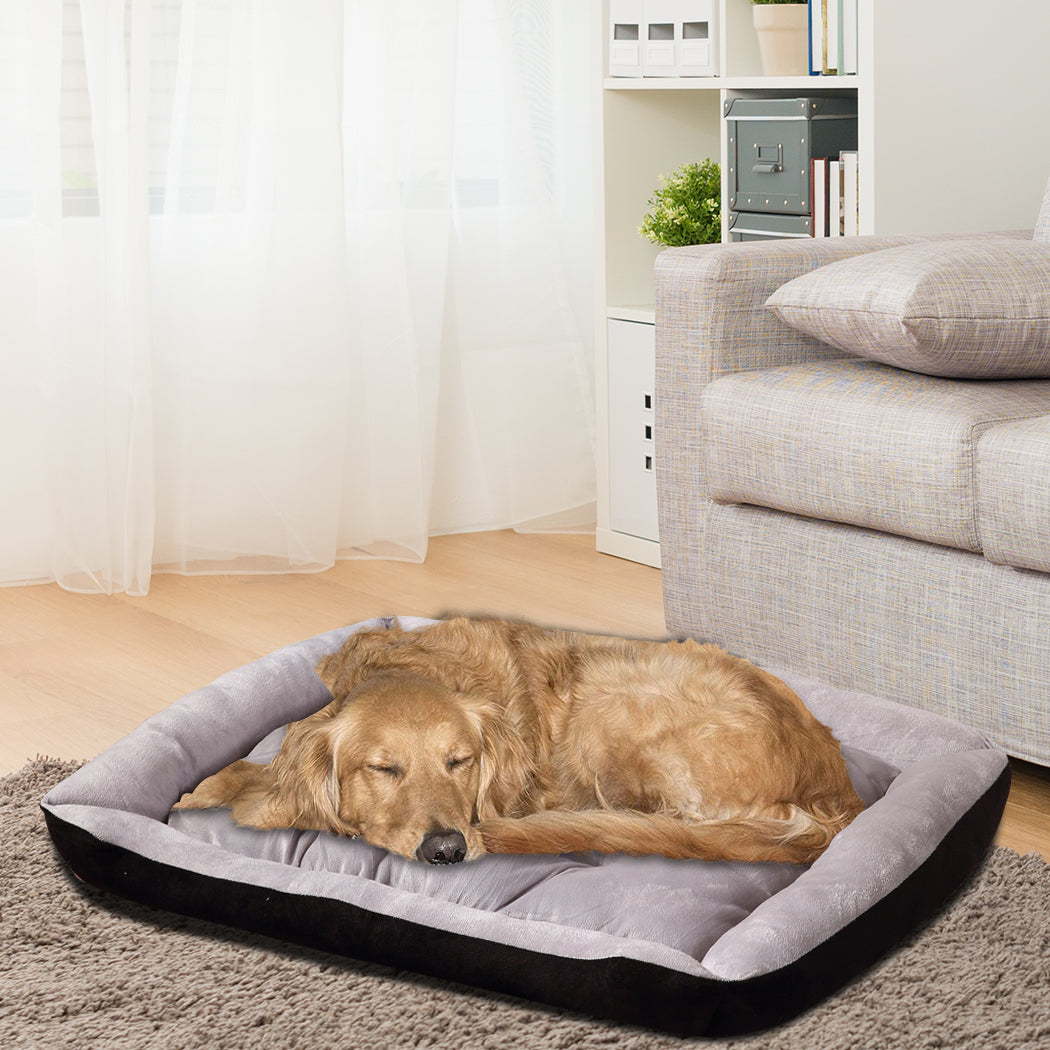 Pet Bed Dog Beds Bedding Mattress Mat Cushion Soft Pad Pads Mats XL Black - image7