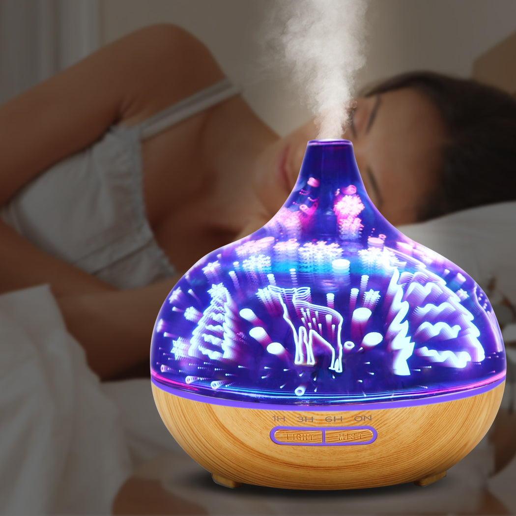Aroma Diffuser Aromatherapy Ultrasonic Humidifier Essential Oil Purifier Deer - image8