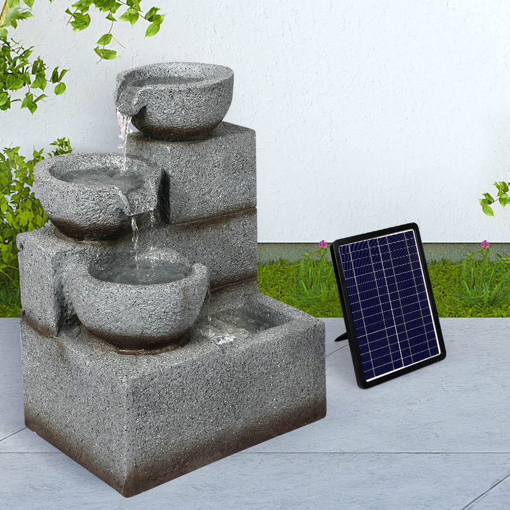 Lambu Solar Fountain Water Bird Bath Power Pump Kit Indoor Garden Outdoor - image8