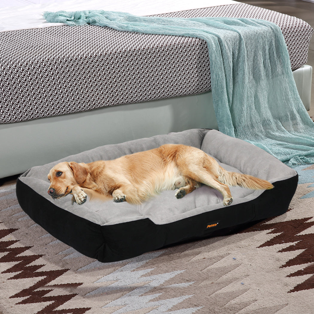 Pet Bed Dog Beds Bedding Mattress Mat Cushion Soft Pad Pads Mats XXL Black - image8