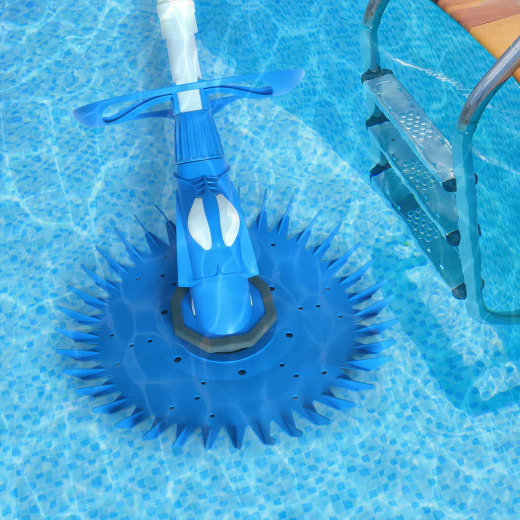 Swimming Pool Cleaner Automatic Floor Climb Wall Vacuum Hose 10M Suction Blue - image8