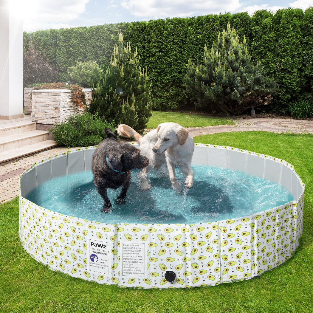 PaWz 160cm Portable Pet Swimming Pool Kids Dog Washing Bathtub Outdoor Foldable - image8