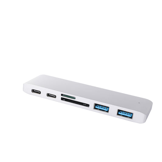 USB 3.0 Type-C HUB 6 Port Powered Adapter High Speed Splitter for Macbook pro - image1