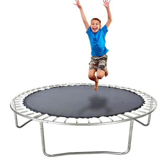 15 FT Kids Trampoline Pad Replacement Mat Reinforced Outdoor Round Spring Cover - image1