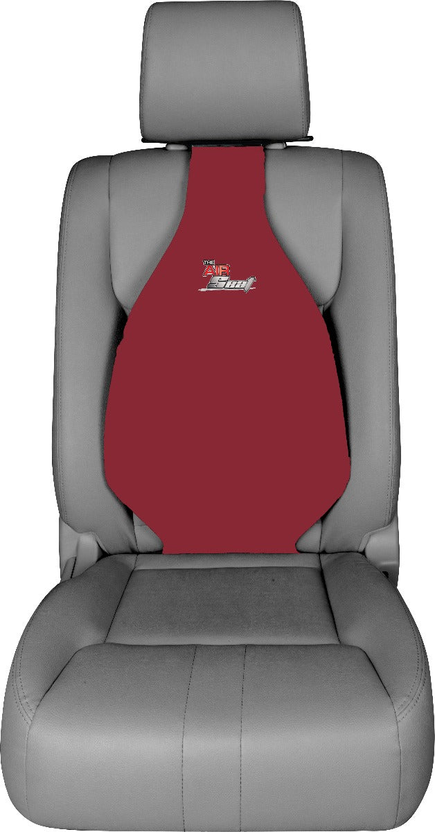 Universal Seat Cover Cushion Back Lumbar Support THE AIR SEAT New RED X 2 - image1