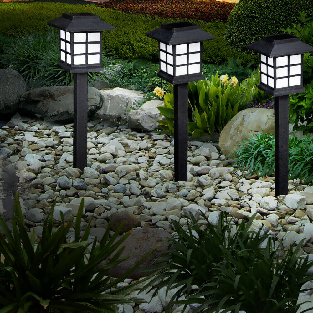 12x LED Solar Power Garden Landscape Path Lawn Lights Yard Lamp Outdoor Lighting - image1