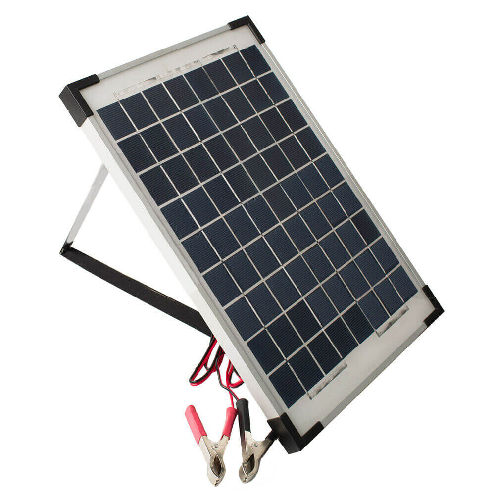 12V 10W Solar Panel Kit MONO Caravan Regulator RV Camping Power Charging - image2
