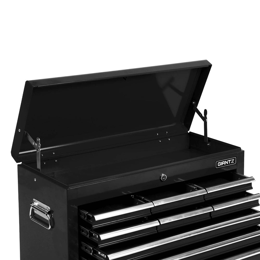 9 Drawer Mechanic Tool Box Storage - Black - image5