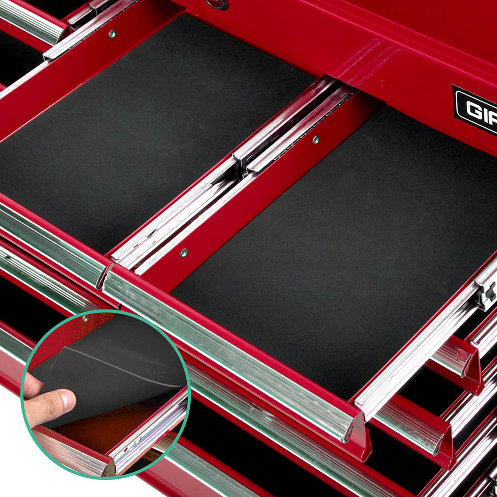 9 Drawer Mechanic Tool Box Storage - Red - image7