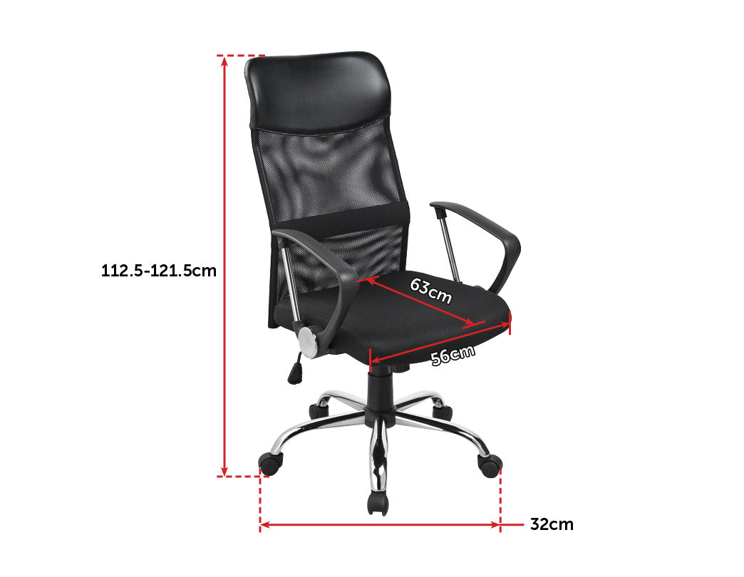 Ergonomic Mesh PU Leather Office Chair - image8