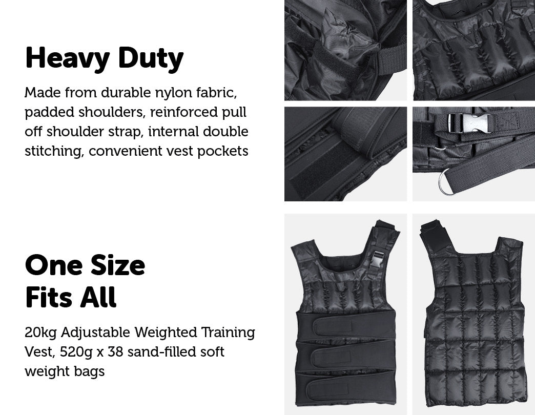 Adjustable Weighted Vest - 20 KG - image7