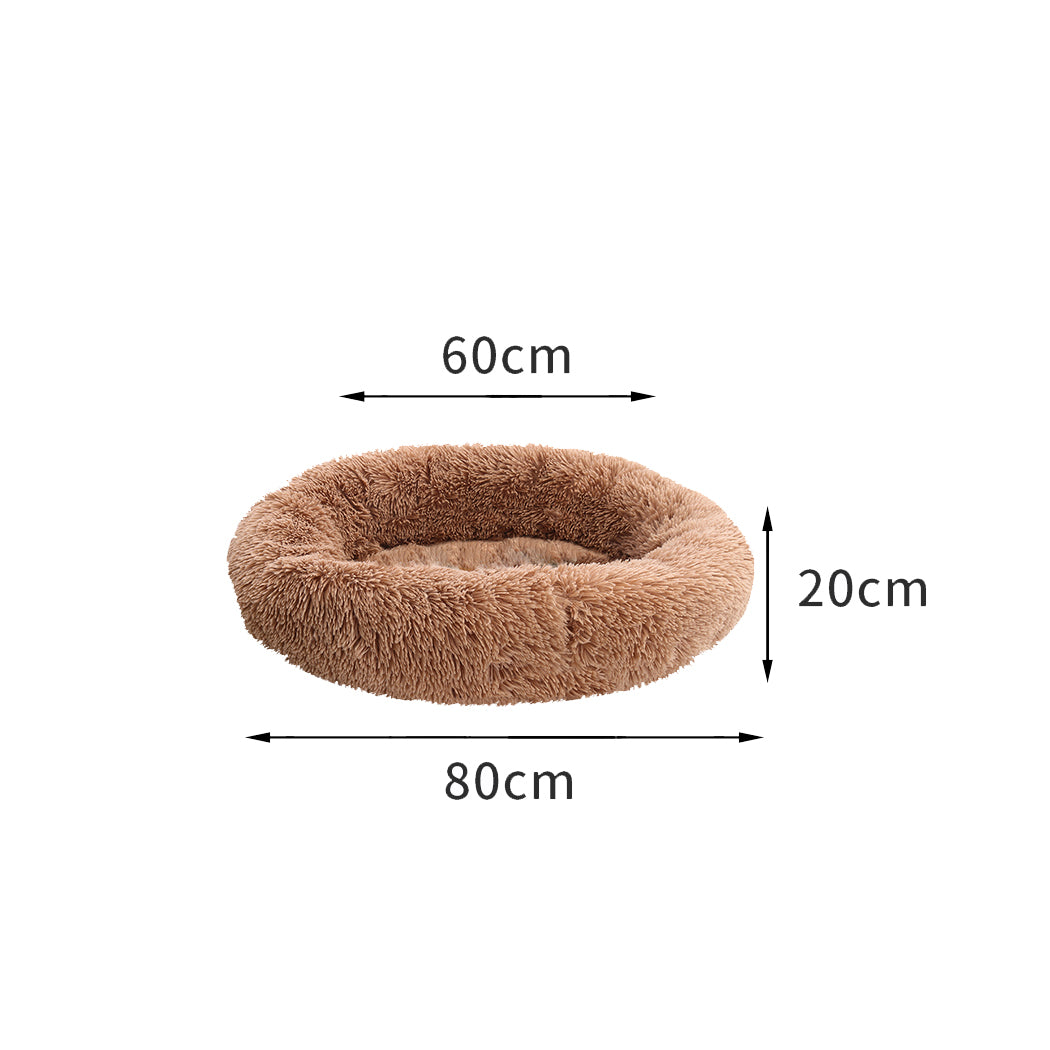 Pet Bed Mattress Dog Beds Bedding Cat Pad Mat Cushion Winter XL Brown - image3